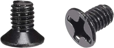 uxcell M3 x 4mm Phillips Screw Fastener Black for Laptop PC TV Fan Switch 500pcs in Kuwait