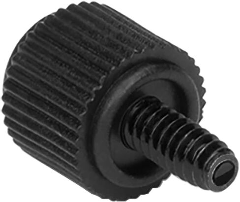 Xcotro 10 قطع 6#-32 براغي إبهام 6-32 برغي خيط مع رأس فيليبس لغطاء علبة الكمبيوتر الشخصي DIY / مزود الطاقة / فتحات PCI / محركات الأقراص الصلبة (أسود) in Kuwait