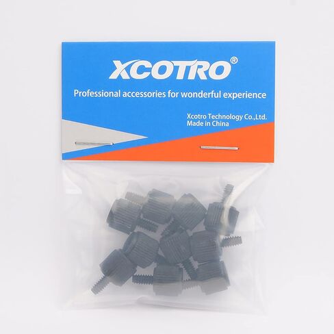 Xcotro 10 قطع 6#-32 براغي إبهام 6-32 برغي خيط مع رأس فيليبس لغطاء علبة الكمبيوتر الشخصي DIY / مزود الطاقة / فتحات PCI / محركات الأقراص الصلبة (أسود) in Kuwait
