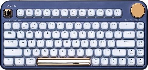 Azio IZO Wireless BT5/USB PC & Mac Mechanical Keyboard, White Blossom in Kuwait