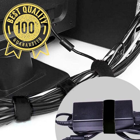 12 Pack of 24" x 1" Inch Cinch Straps, Reusable Black Nylon Cable/Securing Straps, Fastening Cable Securing Straps Adjustable Nylon Hook and Loop Cinch Cable Ties Down with Metal Buckle in Saudi Arabia