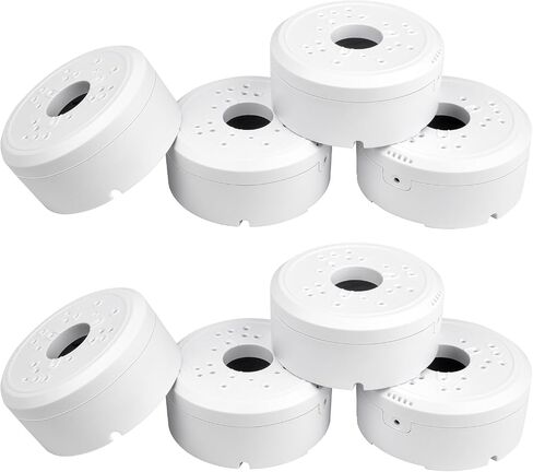 Universal Junction Box for Bullet Security Camera,Dome Camera Junction Box Mount Bracket, Indoor/Outdoor Wall Ceiling Mount Hide Cable Junction Base Boxes for Reolink Solar Panel (4pcs) in Saudi Arabia