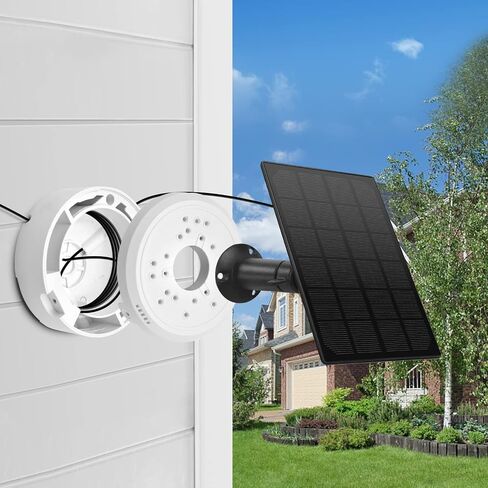 Universal Junction Box for Bullet Security Camera,Dome Camera Junction Box Mount Bracket, Indoor/Outdoor Wall Ceiling Mount Hide Cable Junction Base Boxes for Reolink Solar Panel (4pcs) in Saudi Arabia