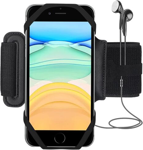 Armband Case Running Phone Holder 360° Rotatable Hiking Rowing Mountaineering Biking Phone Arm Band for iPhone 14 13 12 11 Pro Max Mini SE Xs XR X 8 7 Plus Samsung LG Google Pixel Motorola in Saudi Arabia