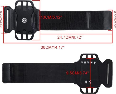 Armband Case Running Phone Holder 360° Rotatable Hiking Rowing Mountaineering Biking Phone Arm Band for iPhone 14 13 12 11 Pro Max Mini SE Xs XR X 8 7 Plus Samsung LG Google Pixel Motorola in Saudi Arabia