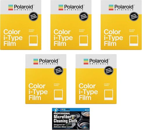 Impossible/Polaroid Color Glossy Instant Film for Polaroid Originals I-Type OneStep2 Camera - 5-Pack in Saudi Arabia