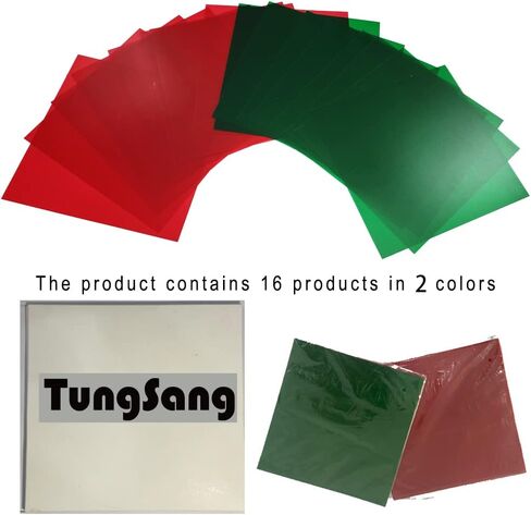 فلتر اضاءة جل فلاش يونيفيرسال TS-1 7.8 × 7.8 انش، 16 عبوة فلتر جل شفاف لتصحيح الالوان بلونين in Kuwait