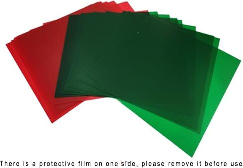 فلتر اضاءة جل فلاش يونيفيرسال TS-1 7.8 × 7.8 انش، 16 عبوة فلتر جل شفاف لتصحيح الالوان بلونين in Kuwait