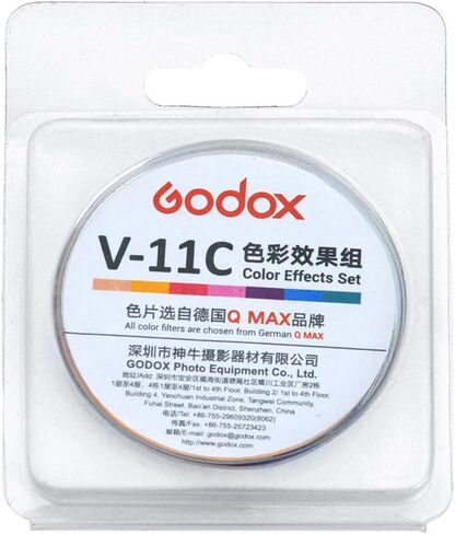 مجموعة فلاتر Godox V-11C لـ Godox AK-R1، 15 لون فلاش جل فلتر إضاءة in Saudi Arabia