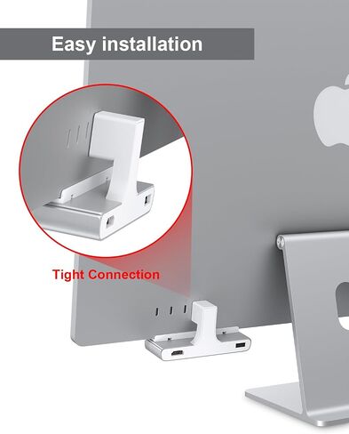 Gewokliy USB c hub for iMac 24 inch, 4K@60hz, 8 in 1 USB 3.0 5Gbps, SD/TF Card Reader, 8-in1 USB c hub for 2021 iMac 24 inch (M1)/2023 iMac 24-inch (M3) in Kuwait