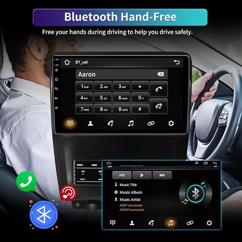 ستيريو سيارة Android 13 4G+32G لسيارة Ford Mustang تعمل باللمس ترقية الراديو 2010 2011 2012 2013 2014، 10.2 بوصة IPS مع Carplay اللاسلكي Android Auto GPS DSP WiFi Bluetooth FM RDS Head Unit in Kuwait