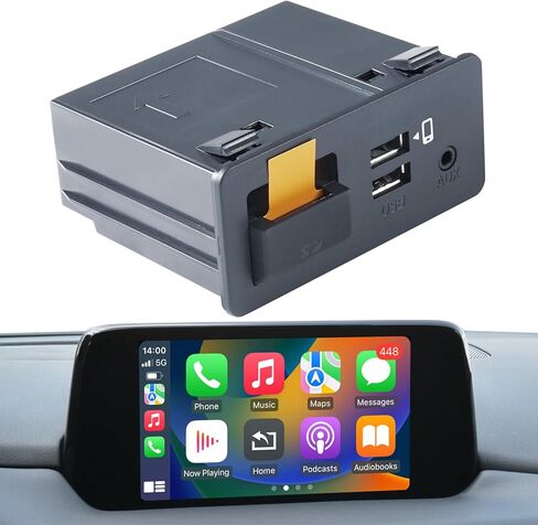 IYING CarPlay Android Auto Adapter for Mazda 2014-2021, Compatible with Mazda 2/3/6/CX3/CX5/CX9/MX5 Android Auto Apple CarPlay Retrofit Kit Car Play Adapter in Kuwait