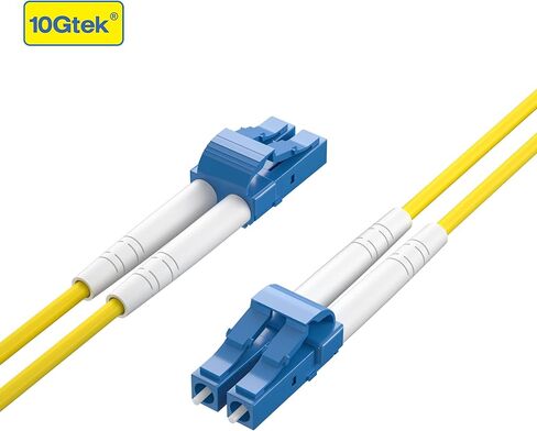 10Gtek FTTH Cable Single Fiber Indoor/Outdoor Optical Fiber Drop Cable, G657A2, SC Duplex Connector Single Mode, 9/125, LSZH Jacket, Black, 300-Meter(1000-ft)/Roll in Kuwait
