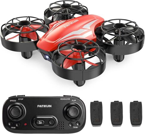 2 حزمة طائرة بدون طيار صغيرة للأطفال والمبتدئين، طائرة هليكوبتر كوادكوبتر للتحكم عن بعد مع 6 بطاريات معيارية، تحوم تلقائي، 3 أوضاع للسرعة، وضع بدون رأس، طائرة جيب RC داخلية هدية للأولاد والبنات، أخضر وأحمر in Kuwait