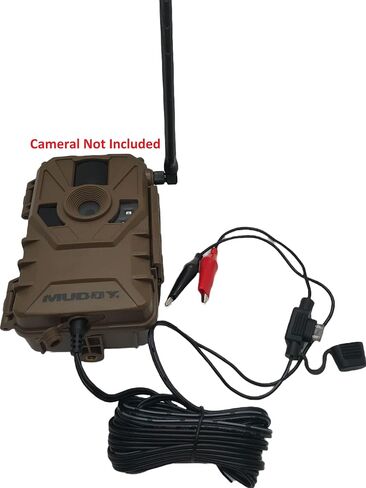 BareHill TrailCam 12V External Battery Box Cable Kit Compatible with Spypoint, Stealth Cam, Moultrie, Muddy Trail Camera 8FT 2Amp Fuse Female Spade Terminals in Saudi Arabia