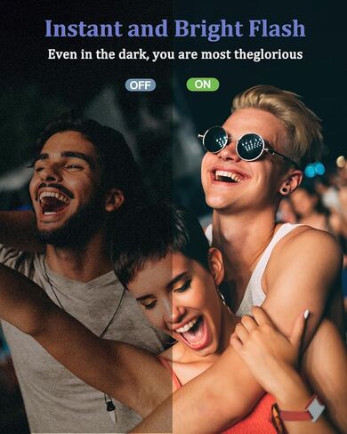 DSOEKEU 4K Digital Camera Flash & Selfie,48MP Camera for Photography Autofocus 16X Zoom,Anti-Shake Vlogging Camera Compact Travel Digital Cameras Flip Screen,32GB Memory Card,Two Batteries Black in Kuwait