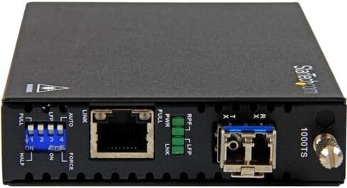 StarTech.com محول وسائط ألياف LC أحادي الوضع (SM) لشبكة 10/100/1000 - 40 كم - جيجابت إيثرنت - 1310 نانومتر - مع جهاز إرسال واستقبال SFP (ET1000S40LC2) in Saudi Arabia