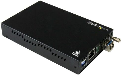 StarTech Singlemode (SM) LC Fiber Media Converter, 1Gbe Network, 10km, TAA | Gigabit Ethernet, 1310nm, For, With SFP Transceiver, ET91000SM10 in Saudi Arabia