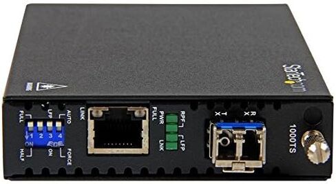 StarTech Singlemode (SM) LC Fiber Media Converter, 1Gbe Network, 10km, TAA | Gigabit Ethernet, 1310nm, For, With SFP Transceiver, ET91000SM10 in Saudi Arabia