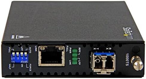 StarTech Singlemode (SM) LC Fiber Media Converter, 1Gbe Network, 10km, TAA | Gigabit Ethernet, 1310nm, For, With SFP Transceiver, ET91000SM10 in Saudi Arabia
