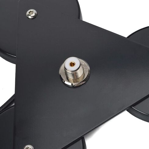 HYS Antenna Magnetic Mount UHF-Female (SO239) Connector, Heavy Duty Anti-Corrosion Magnet Base, Antenna Bracket with 5M/16.4ft RG-58 Cable for Yaesu Midland Icom Motorola Vehicle Mobile Transceiver CB in Saudi Arabia