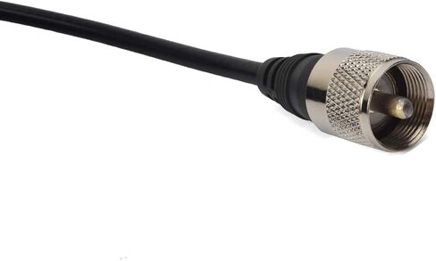 HYS Antenna Magnetic Mount UHF-Female (SO239) Connector, Heavy Duty Anti-Corrosion Magnet Base, Antenna Bracket with 5M/16.4ft RG-58 Cable for Yaesu Midland Icom Motorola Vehicle Mobile Transceiver CB in Saudi Arabia