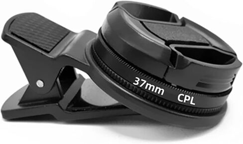 37mm CPL Phone Camera Lens, Universal Portable Camera Polarizer Filter Clip-On Camera Lens Polarizer, Polarized Phone Camera Lens Compatible with Most Mobilephone Models in Saudi Arabia