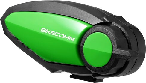 BIKECOMM BK-S2 سماعة رأس بلوتوث للدراجات النارية (مرآة مزدوجة سوداء) - نظام اتصال داخلي جماعي متعدد المهام - مشاركة الموسيقى - إلغاء الضوضاء - ميكروفون للاتصال الصوتي in Kuwait