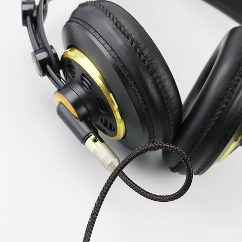 NewFantasia Replacement Audio Upgrade Cable Compatible with beyerdynamic DT 1990 Pro, DT 1770 Pro Headphone and Compatible with AKG K371, K175, K275, K245, K182, K7XX Headphone 1.3meters/4.2feet in Kuwait