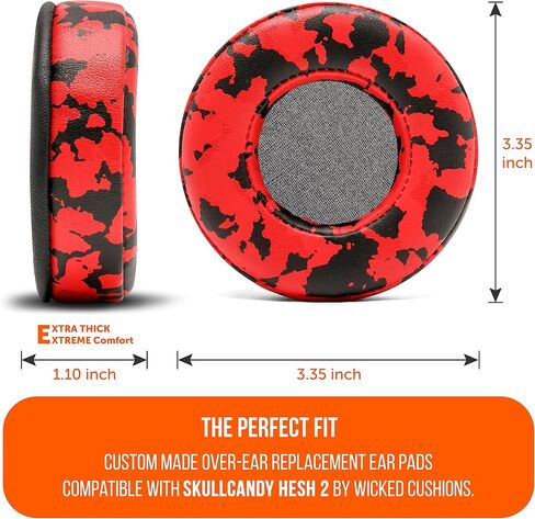 WC PadZ Hesh - Extra Thick Earpads for Skullcandy Hesh Wired in Saudi Arabia
