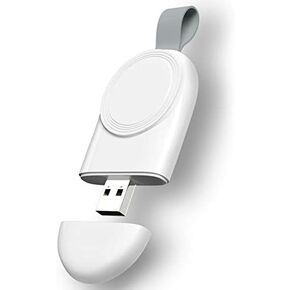 شاحن USB لساعة ابل اي ووتش، شاحن لاسلكي مغناطيسي محمول للسفر متوافق مع ساعة ابل سلسلة الترا 9 8 7 6 اس اي 5 4 3 2 44 ملم 42 ملم 40 ملم 38 ملم بدون كيبل شاحن in Kuwait