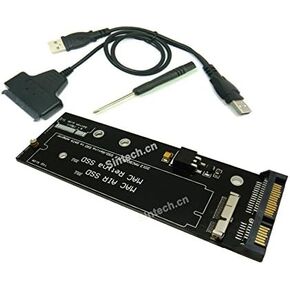 Sintech 26pin to SATA Adapter with USB3.0/Type C SATA Cable,Compatible with SSD from MacBook Air Pro 2012 Year (NOT fit SSD from 2013-2015 Year) in Kuwait