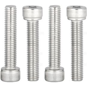 M5-0.8 * 8mm Socket Head Cap Screw, Socket Bolt,304 Stainless Steel,Metric Full Thread Screw,Allen Hex Drive Drive Type, Bright Finish, Machine Thread, Coarse Thread UNC,50 Pcs (M5x8mm) in Kuwait
