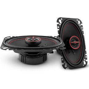 DS18 G4.6Xi GEN-X 4x6 2-Way Coaxial Speakers 135 Watts Max Power 45 Watts RMS 4-Ohm Mylar Dome Tweeters with Neodymium Magnet - Clarity Unparalled by Other Speakers in Their Class - 2 Speakers
