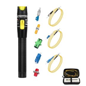 fyboptwu - Fiber Optic Cable Troubleshoot Kit - 1pc 50mw 50km VFL Visual Fault Locator &1pc FC to LC Adapter & 1pc LC, SC, ST, FC Coupler & 3 Short Patch Cords in Saudi Arabia