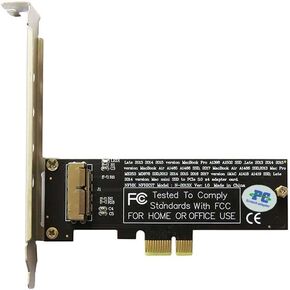Sintech 28Pin to PCI-e 1X Adapter Card,Comaptible with SSD from MacBook Air(2013-2017 Year) and MacBook PRO(Late 2013-2015 Year)