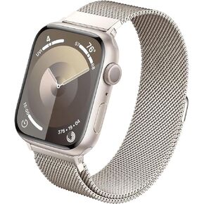 2023 Patent Bands Compatible with Apple Watch Band 38mm 40mm 41mm 42mm 44mm 45mm 49mm for Women Men, Magnetic Stainless Steel Bands for iWatch Series 9 8 7 6 5 4 3 SE Ultra 2 1 (41mm/40mm/38mm, Silver)