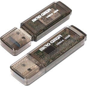 Micro Center SuperSpeed 2 Pack 16GB USB 3.0 Flash Drive Gum Size Memory Stick Thumb Drive Data Storage Jump Drive (16G 2-Pack)