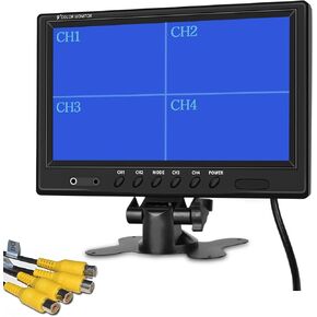 Hikity 10 Inch Small Monitor Screen Video Displays Quad Split HD Screen in Saudi Arabia