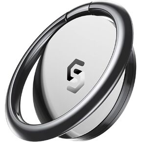 Syncwire Cell Phone Ring Holder Stand, 360 Degree Rotation Finger Ring Kickstand with Polished Metal Phone Grip for Magnetic Car Mount Compatible with iPhone, Samsung, LG, Pixel - Rose Gold