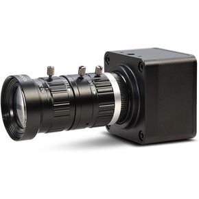 MOKOSE USB Webcam with C-Mount 10-50mm Telephoto Zoom Manual Lens 4K@30fps UVC Camera Free Drive Compatible Windows Mac OS X Linux