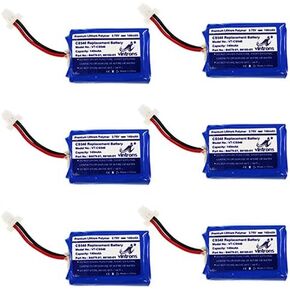 VINTRONS CS540, C054 Replacement 86180-01, 84479-01 Battery for Plantronics CS540 Wireless Headset, 86180-01, 84479-01, (Pack of 6) in Saudi Arabia