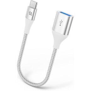 USB C to USB Adapter 3.1, USB C OTG Adapter, 10Gbps USB Type C to USB Adapter, USB-C to USB-A Female OTG Cables Compatible for New MacBook Pro, iPad Air 2020, Galaxy S20/S10/S9/S8