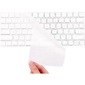 Ultra Thin TPU Keyboard Cover Protector Skin for Apple Magic Keyboard A2520 (2021 Magic Keyboard with Numeric Keypad Touch ID)