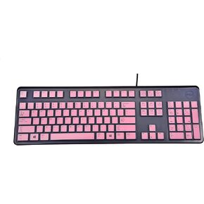 غطاء لوحة المفاتيح لجهاز Dell KB212-B & Dell 2GR91 4G481 KB4021 لوحة مفاتيح USB رفيعة ذات 104 مفاتيح، واقي لوحة المفاتيح Dell KB212-B - وردي in Kuwait