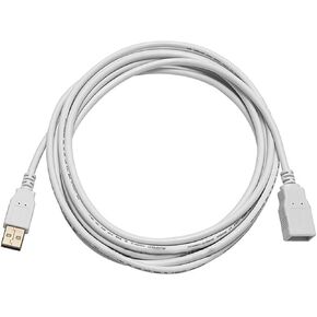 كابل Monoprice بطول 3 أقدام USB 2.0 ذكر إلى أنثى بطول 28/24AWG (مطلي بالذهب) (105432)، أسود in Kuwait