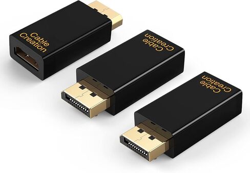 CableCreation DisplayPort إلى HDMI محول 3 حزم، 1080P DP إلى محول HDMI in Saudi Arabia