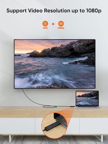 CableCreation DisplayPort إلى HDMI محول 3 حزم، 1080P DP إلى محول HDMI in Saudi Arabia