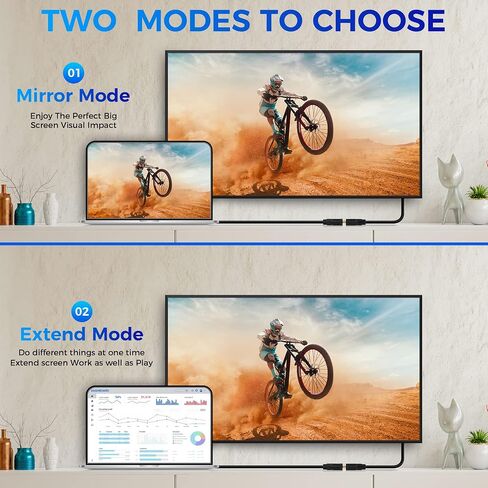 HDMI Female to DVI Male Adapter (2 Pack)，Bi-Directional DVI Male to HDMI Female Connector, Support 1080P Full HD Compatible for Roku, Xbox One, PS5，PS4, Blue-ray DVD, A/V Receivers-0.6ft in Kuwait