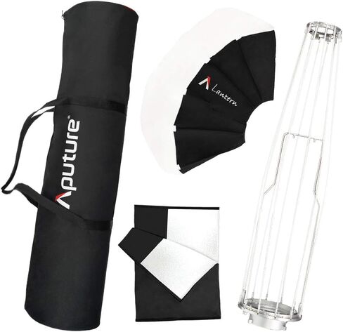 Aputure Lantern Softbox Soft Light Modifier,26inch, Quick-Setup Quick-Folding Aputure Space Light Upgraded for Aputure 300D Mark II 120D 120T 120D Mark II 300X and Other Bowens Mount Light in Saudi Arabia